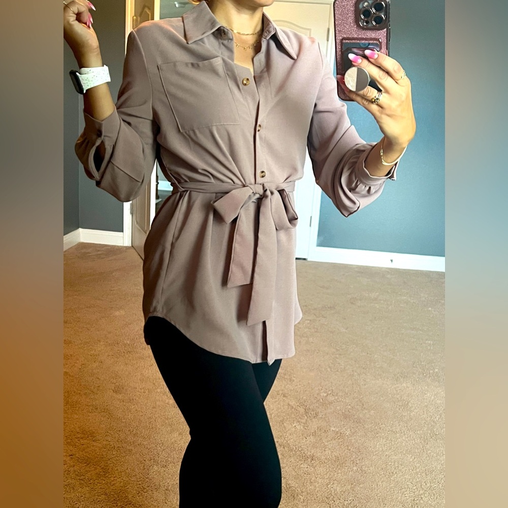 Women button down shirt. Never worn, brand new.